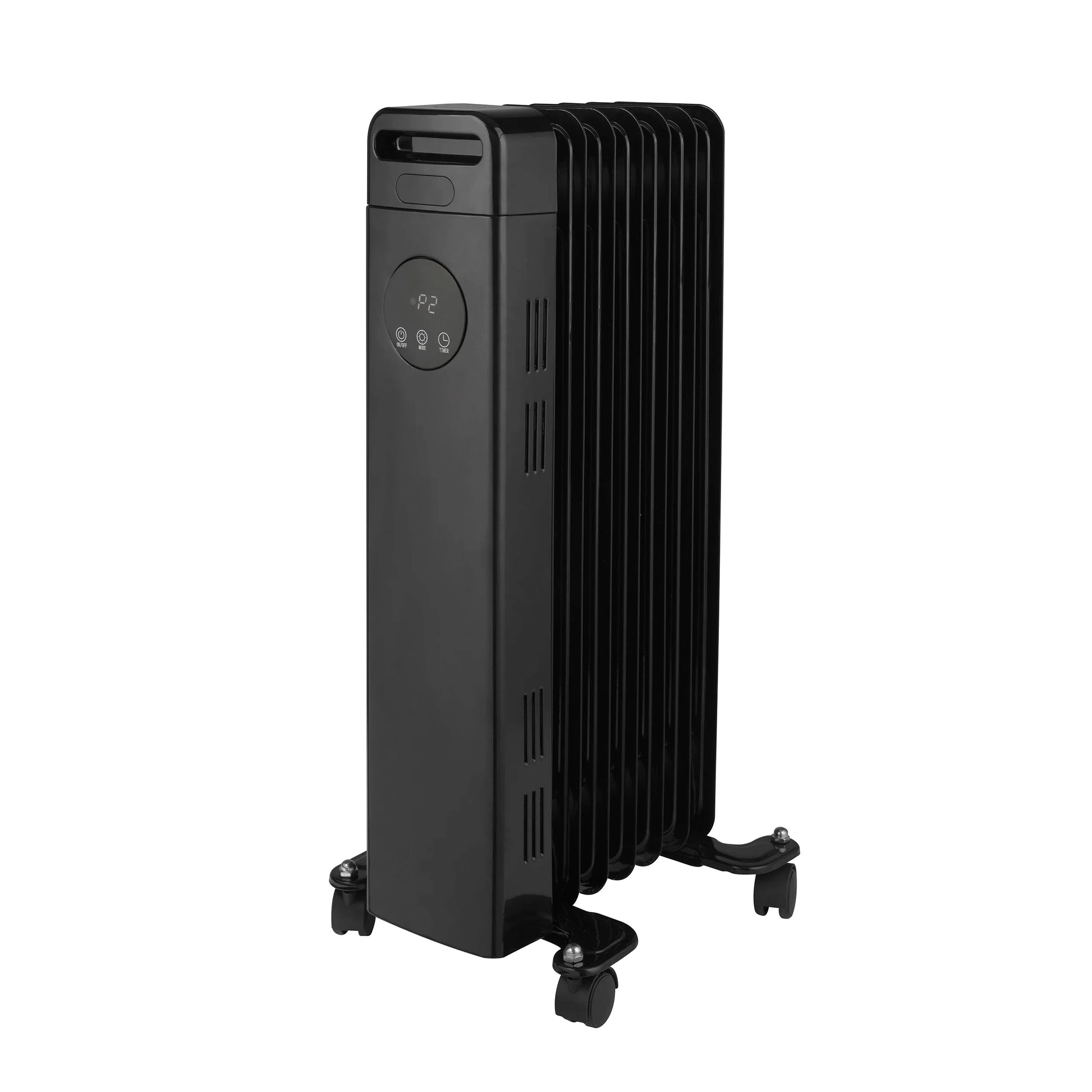 KTX-980307 Portable Oil-Filled Radiator Heater with Adjustable Thermostat and Remote Control, 1500W, for Home Use