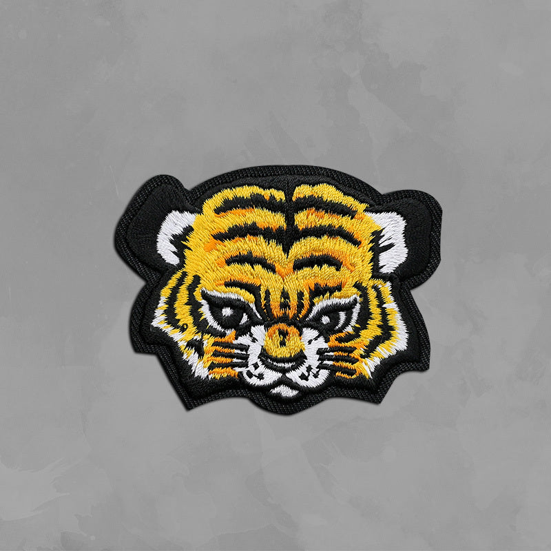 HKM-980371 3D Embroidered Animal Iron-On Patch for Clothing - Eco-Friendly Fabric Sticker