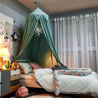 HKM-980371 Dome Hanging Mosquito Net with Single Door for Cribs - 100% Polyester Material