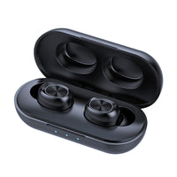 HKM-980435 Binaural Wireless Bluetooth Headset with Digital Display - 4-5 Hours Talk & Music Time, 10m Range, 30 Hours Playback