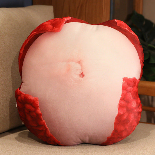 HKM-980499 Creative Plush Fruit Doll Pillow - Watermelon, Mango, Kiwi, and More, Various Sizes Available