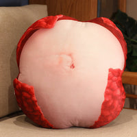 HKM-980499 Creative Plush Fruit Doll Pillow - Watermelon, Mango, Kiwi, and More, Various Sizes Available