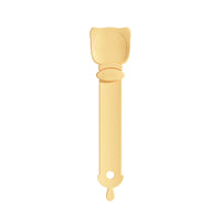 HKM-980563 Cat Strip Spoon Squeezing Machine – Orange, Green, Beige, 27 x 6.5cm, HIPS Material