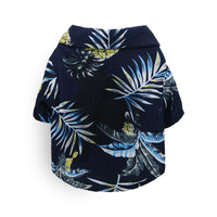 HKM-980563 Hawaiian Style Pet Shirt for Cats and Dogs - Comfortable Polyester Fabric, Sizes XS to XL