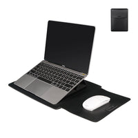 HKM-980563 Waterproof PU Leather Notebook Liner Bag - Casual & Business Protective Holster for 13.3-15.4 Inch Laptops