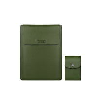 HKM-980563 Waterproof PU Leather Notebook Liner Bag - Casual & Business Protective Holster for 13.3-15.4 Inch Laptops