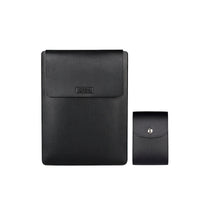 HKM-980563 Waterproof PU Leather Notebook Liner Bag - Casual & Business Protective Holster for 13.3-15.4 Inch Laptops