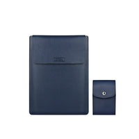HKM-980563 Waterproof PU Leather Notebook Liner Bag - Casual & Business Protective Holster for 13.3-15.4 Inch Laptops