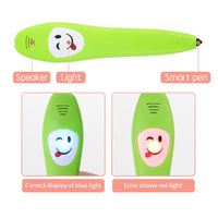 HKM-980691 Interactive English Learning Pen for Kids with Cognitive Learning Cards - Ages 2 to 14