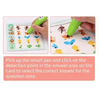 HKM-980691 Interactive English Learning Pen for Kids with Cognitive Learning Cards - Ages 2 to 14
