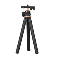 HKM-980755 One-Piece Octopus Tripod Desktop Phone Holder - Compatible with iPhone Models - Rose Gold, Local Gold, Blue