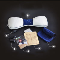 HKM-980819 Cervical Traction Pillow with Adjustable Height and Soft Polyester Cotton Fabric