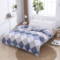 HKM-981011 Cotton Duvet Cover with Semi-Reactive Printing in Pastoral Style