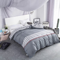 HKM-981011 Cotton Duvet Cover with Semi-Reactive Printing in Pastoral Style