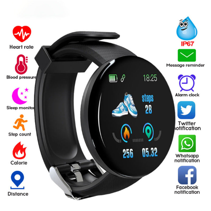 HKM-981203 Round Smart Bracelet with 1.43 Inch Display and 18mm Strap Width