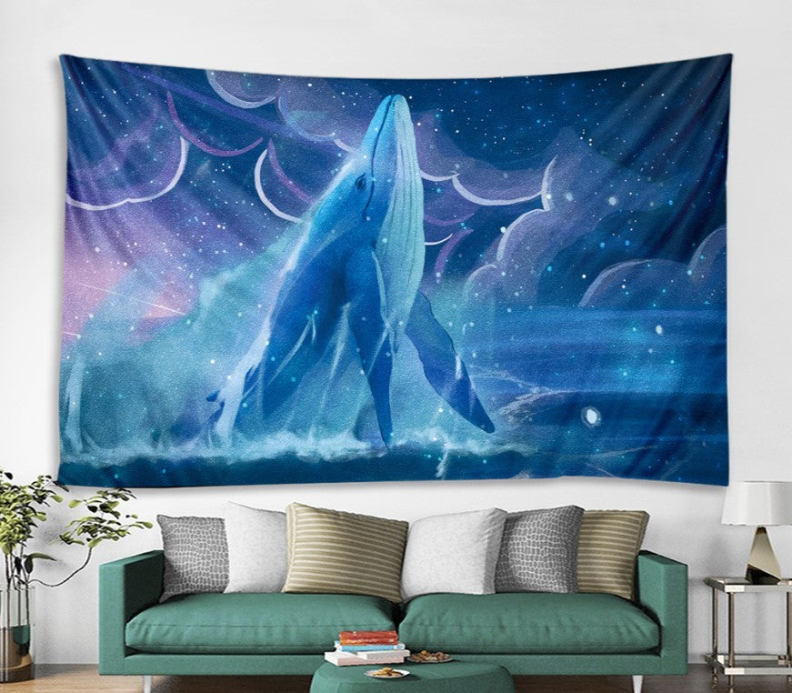 HKM-981395 European Classic Home Printing Tapestry in 100% Polyester Fabric - Rectangle Design for Bedroom, Living Room, Hotel Decor