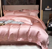 HKM-981459 Luxury Retro Black and Gold 120 Yarn-Dyed Jacquard Cotton Four-Piece Bedding Set
