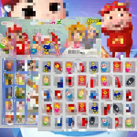 HKM-981523 Christmas Kawaii Blind Box Figures - 40pcs Fun PVC Toys for Kids