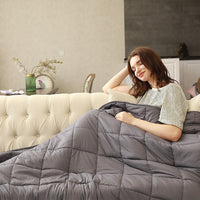 HKM-981523 Weighted Blanket for Comfortable Sleep and Anxiety Relief - Custom Colors Available