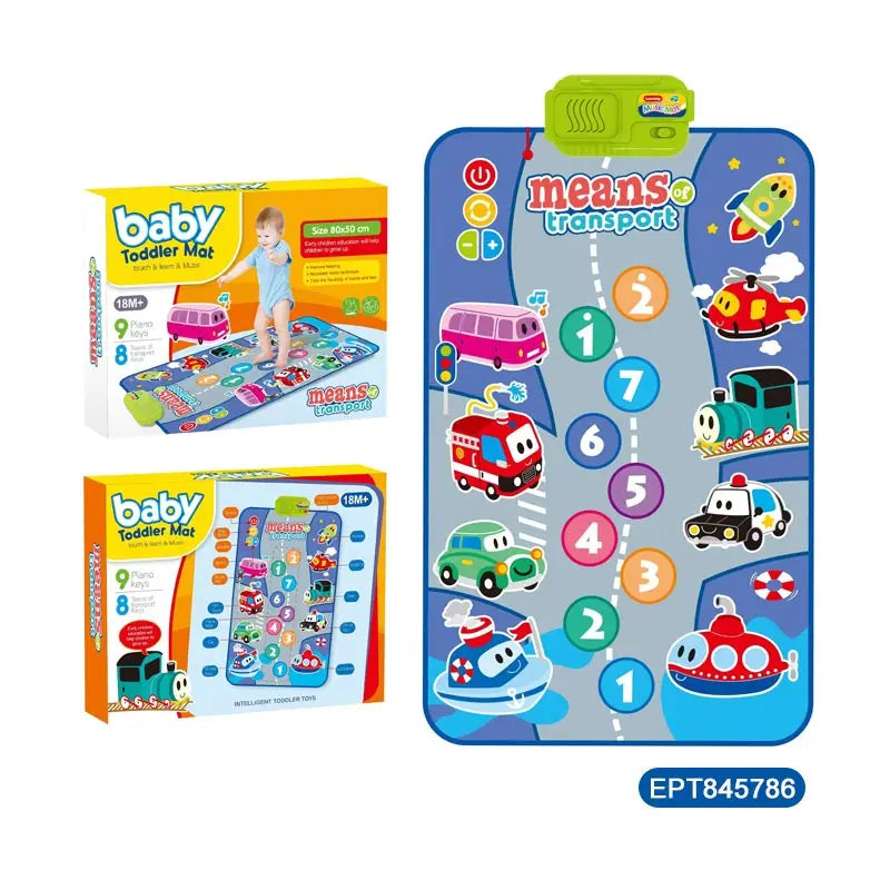 Electric Musical Activity Mat for Early Learning and Development - EPT845786