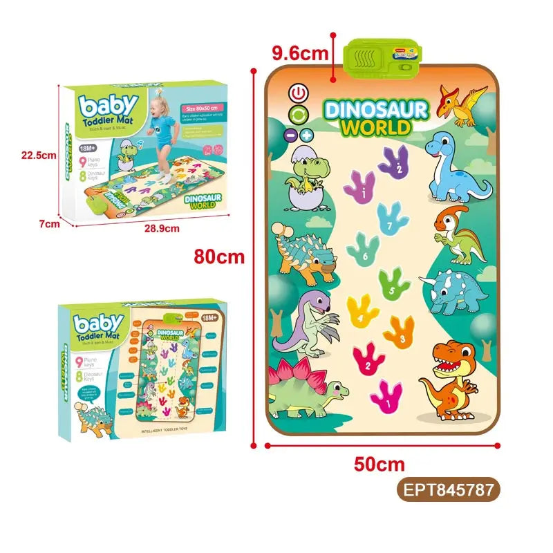 Electric Musical Activity Mat for Early Learning and Development - EPT845786