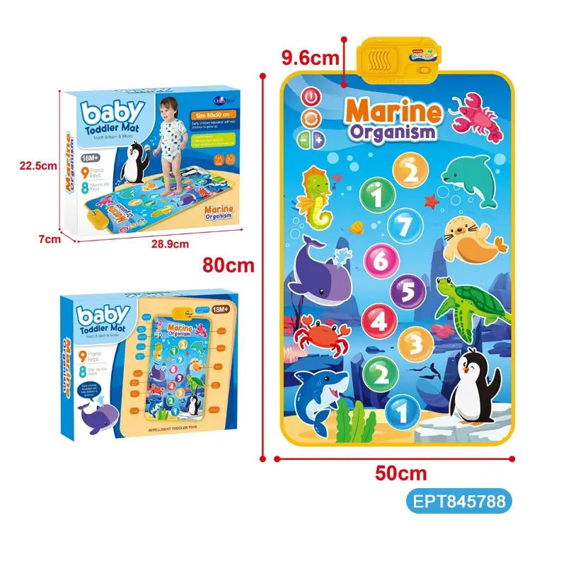 Electric Musical Activity Mat for Early Learning and Development - EPT845786