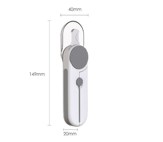 HKM-981843 LED Luminous Nail Scissors with File and Safety Features for Pets