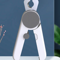 HKM-981843 LED Luminous Nail Scissors with File and Safety Features for Pets