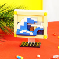 HKM-982419 World Paintings 3D Building Block Set - Educational Puzzle Toy for Ages 6+