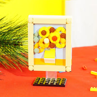 HKM-982419 World Paintings 3D Building Block Set - Educational Puzzle Toy for Ages 6+