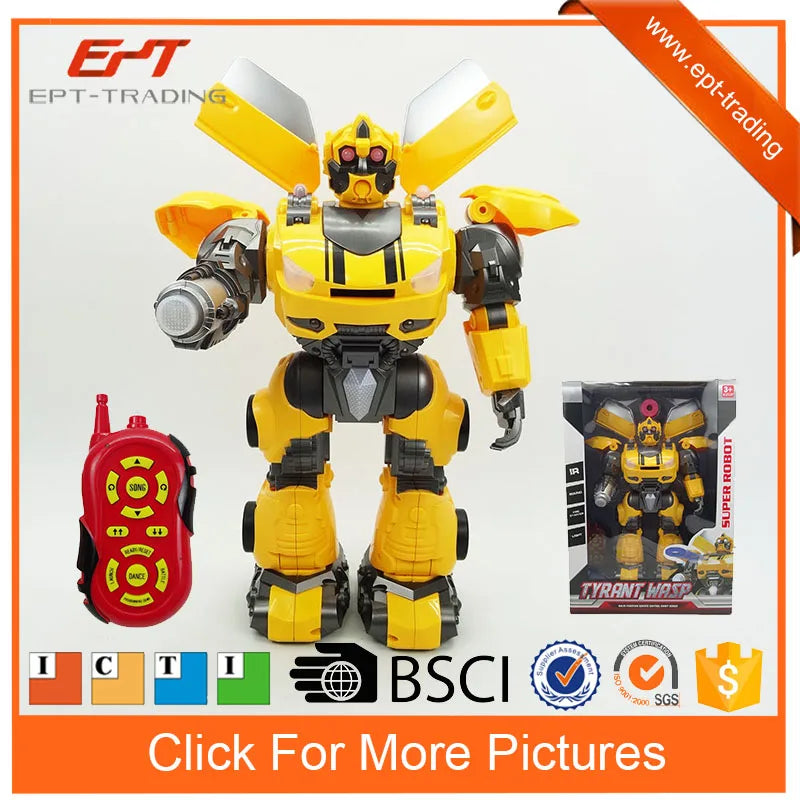 HKM-982483 Infrared Remote Control Tyrant Wasp Fighting Robot with Sound and Light Effects