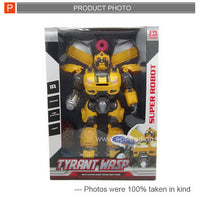 HKM-982483 Infrared Remote Control Tyrant Wasp Fighting Robot with Sound and Light Effects