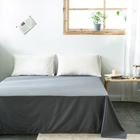 HKM-982611 Cotton Quilted Bedding Set with Geometric Pattern - Multiple Sizes Available