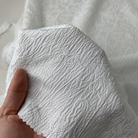 HKM-982675 Embossed Texture Jacquard Woven Fabric - 100% Polyester, 145cm Wide for Dresses, Autumn/Winter