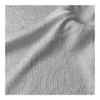 HKM-982675 Embossed Texture Jacquard Woven Fabric - 100% Polyester, 145cm Wide for Dresses, Autumn/Winter