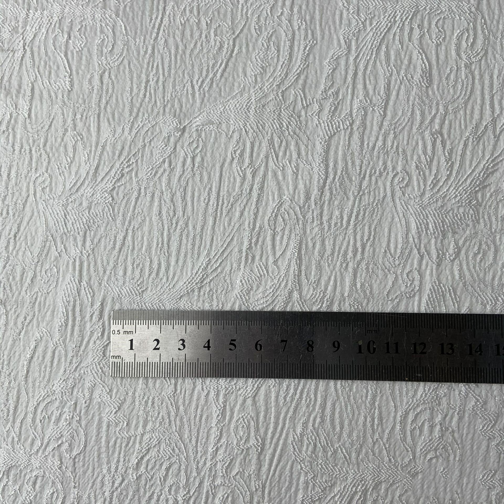 HKM-982675 Embossed Texture Jacquard Woven Fabric - 100% Polyester, 145cm Wide for Dresses, Autumn/Winter