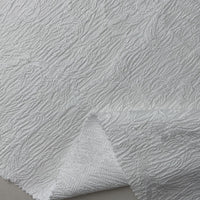 HKM-982675 Embossed Texture Jacquard Woven Fabric - 100% Polyester, 145cm Wide for Dresses, Autumn/Winter