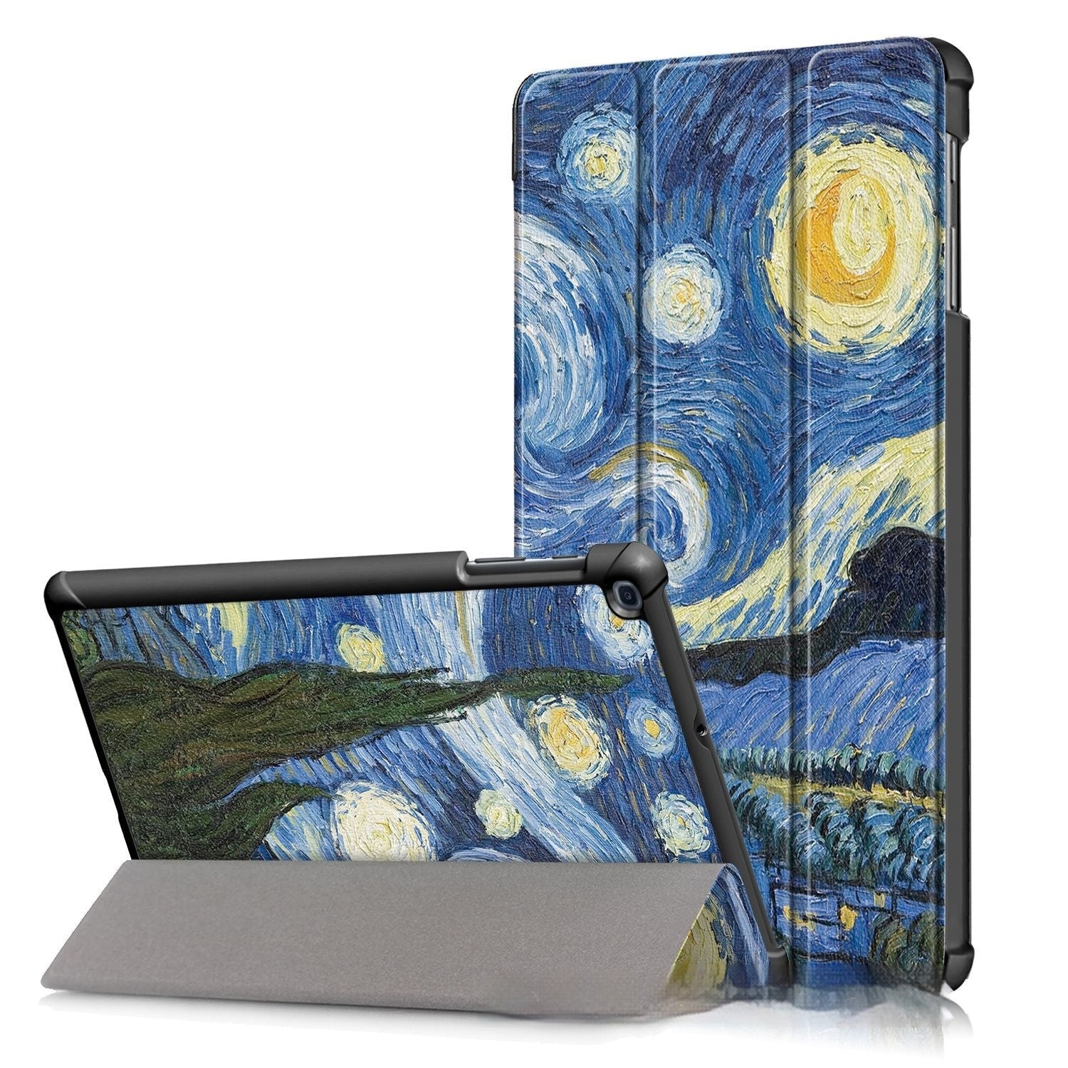 HKM-982931 Leather Flip Tri-fold Tablet Protective Cover for Samsung Tablets - Various Styles Available