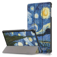HKM-982931 Leather Flip Tri-fold Tablet Protective Cover for Samsung Tablets - Various Styles Available