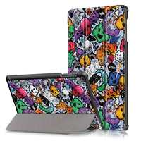 HKM-982931 Leather Flip Tri-fold Tablet Protective Cover for Samsung Tablets - Various Styles Available