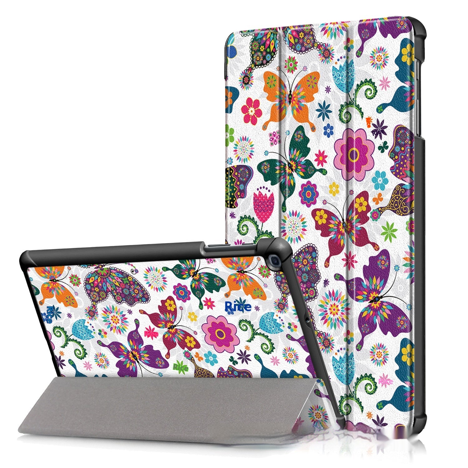 HKM-982931 Leather Flip Tri-fold Tablet Protective Cover for Samsung Tablets - Various Styles Available