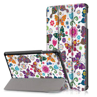 HKM-982931 Leather Flip Tri-fold Tablet Protective Cover for Samsung Tablets - Various Styles Available