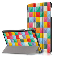 HKM-982931 Leather Flip Tri-fold Tablet Protective Cover for Samsung Tablets - Various Styles Available