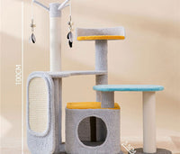 HKM-982995 Large Cat Scratch Board and Jumping Platform Toy for Active Play and Scratching Fun