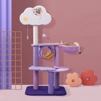 HKM-982995 Large Cat Scratch Board and Jumping Platform Toy for Active Play and Scratching Fun