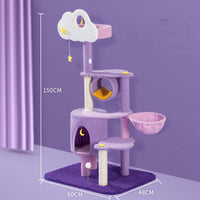 HKM-982995 Large Cat Scratch Board and Jumping Platform Toy for Active Play and Scratching Fun