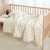 HKM-982995 Pure Cotton Cartoon Design Baby Summer Blanket - Available in Two Sizes (120x150, 150x200)