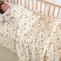 HKM-982995 Pure Cotton Cartoon Design Baby Summer Blanket - Available in Two Sizes (120x150, 150x200)