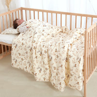 HKM-982995 Pure Cotton Cartoon Design Baby Summer Blanket - Available in Two Sizes (120x150, 150x200)