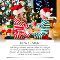 HKM-983123 24-Piece Christmas Advent Rubber Duck Blind Box Set for Teenagers